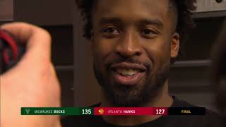 Wesley Matthews on the Bucks' pregame shenanigans