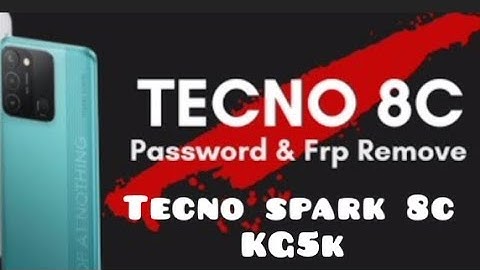 How to frp bypass tecno spark 8C KG5k password remove tecno Spark ,|| DE GREAT TECH