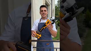 Wireless angle grinder, capable of cutting, polishing, and rust removal.