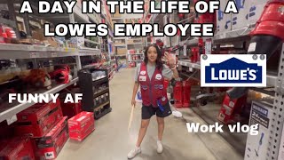 GRWM TO WORK AT LOWES | FUNNY AF ***