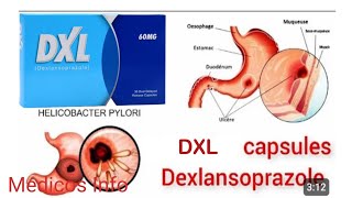 Dexlansoprazole uses benefit side effect in Urdu/Hindi |dxl 30mg, 60mg capsule uses in urdu
