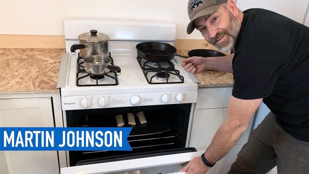 Installing Our Off Grid Propane Stove Oven Combo 