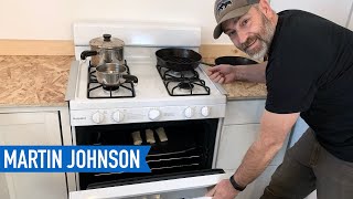 Installing Our Off Grid Propane Stove Oven Combo