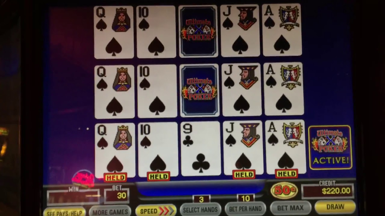 LIVE 2000 ROYAL FLUSH VIDEO POKER SLOT JACKPOT AT MOHEGAN SUN CASINO YouTube