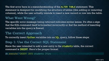 How to Correctly Insert Python Variables into an SQL Query