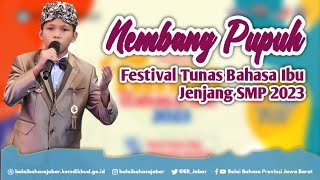 Pemenang II Nembang Pupuh Kategori Putra, Jenjang SMP, FTBI Jawa Barat dan Banten 2023