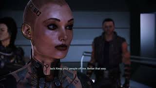 Mass Effect 2 Legendary Edition Jack & Miranda meet aboard the Normandy its love at first sight