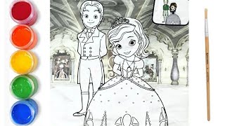 How To Draw And Coloring Sofia The First