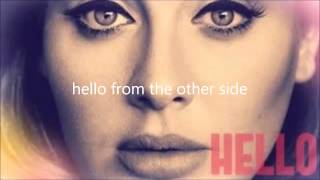 Adele - Hello Lyrics (Alice Olivia - cover)