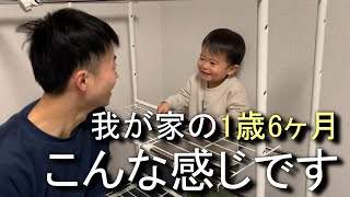 【1歳6ヶ月】家族3人で暮らす1日に密着！なんでもやりたがる息子と日々奮闘中！