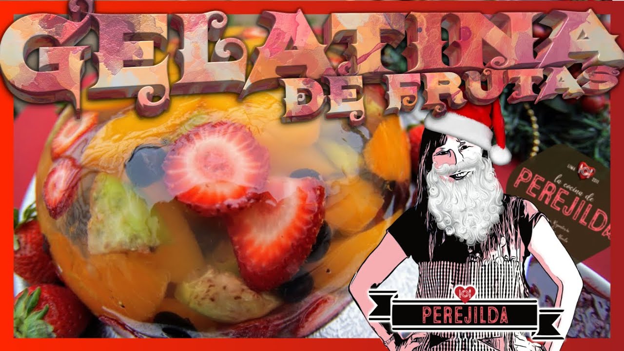 Gelatina Cristalina (Transparente) con Frutas Jelly Fruit Cake YouTube