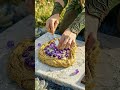 🎉 Ta-da COOKING Fantasy FOOD Blueberry Pie 🫐✨ #shorts #creative