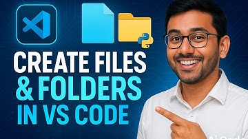 How to Create Files & Folders in VS Code | Easy Beginner Tutorial (Hindi).