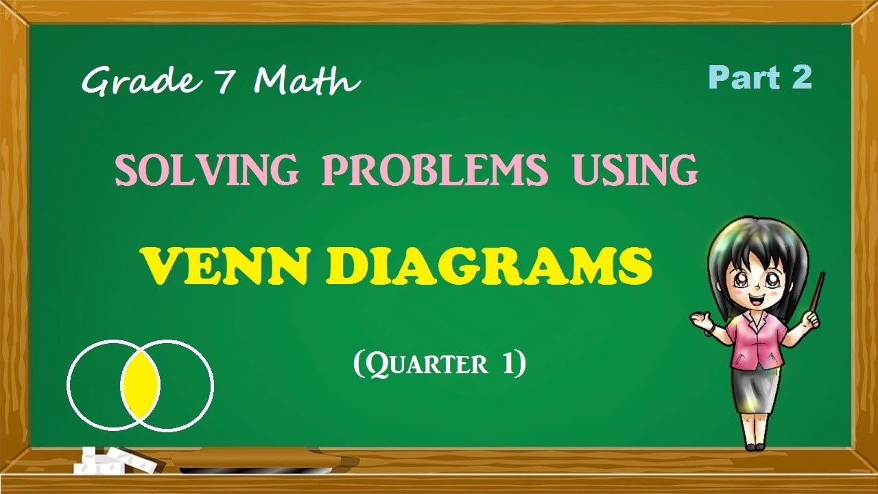 Part 2: Solving Word Problems Using Venn Diagrams || Grade 7 Math