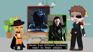 Heroes react to their villains ☆ |Loki| and |Death (Wolf)| 4/? ♡