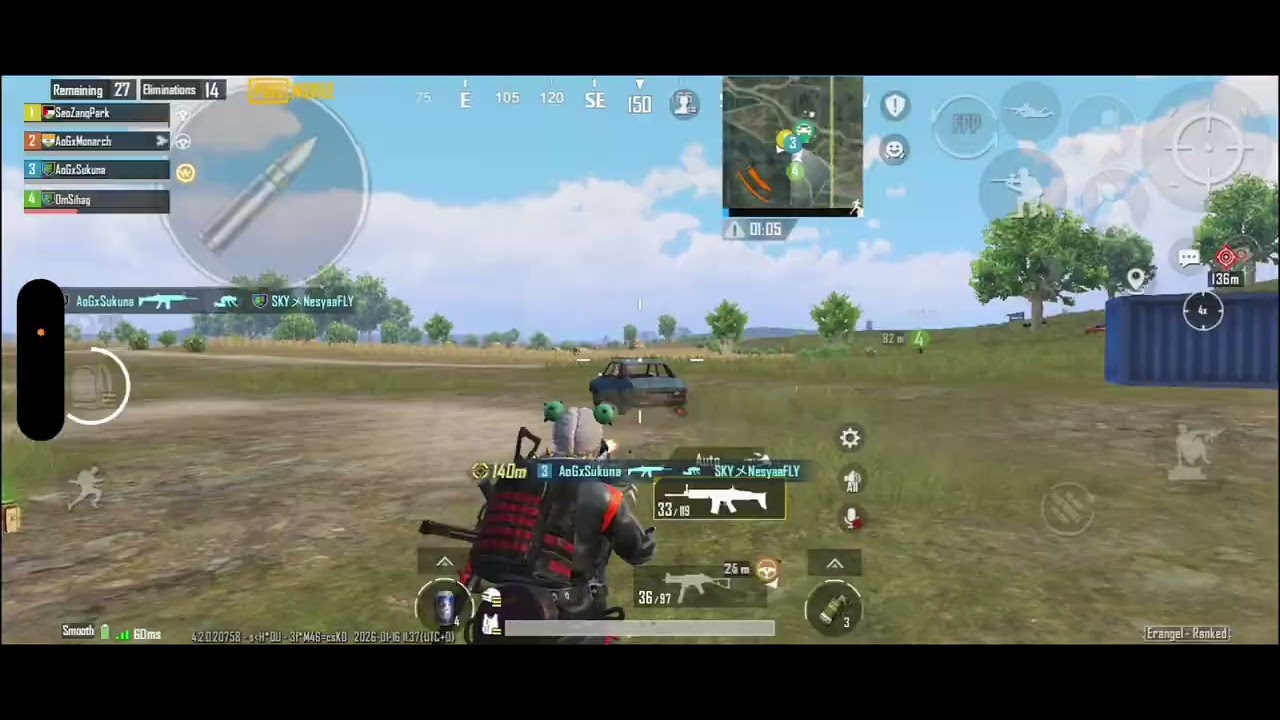 PMGC 2026 | HIGHLIGHTS OF GRIND PUBG MOBILE AoGxSUKUNA PMWC QUALIFY.??