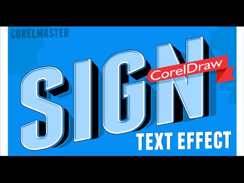 CorelDraw Tutorials: simple vintage text effect
