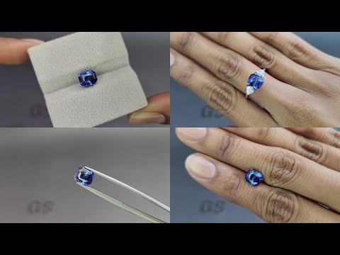 Сапфир Royal Blue в огранке октагон 2,52 карат, Шри-Ланка  Видео  № 1