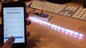 ESP8266 Websockets demo using NeoPixels