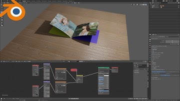 AE『Blender  2.8』」チュートリアル 9 3D Book Photo Slideshow  in Blender EEVEE