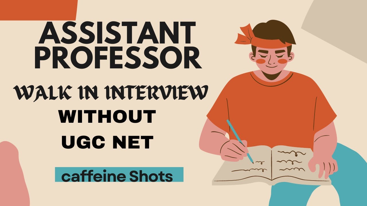 Assistant professor Walk in Interview without UGC NET // Virtual Interview