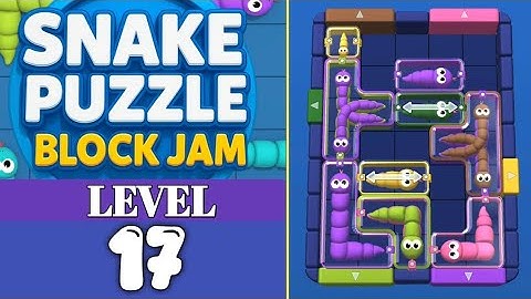 Snake Puzzle Block Jam Level 17 Walkthrough
