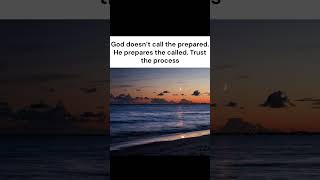 God doesn’t call the prepared . He prepares the called . Trust the process #shorts