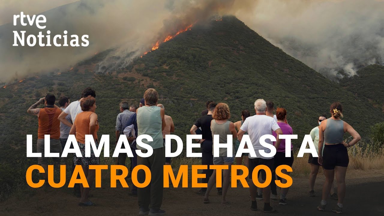 INCENDIOS EN CASTILLA Y LEÓN: NUEVOS FOCOS y EVACUACIONES COMPLICAN la EXTINCIÓN | RTVE Noticias