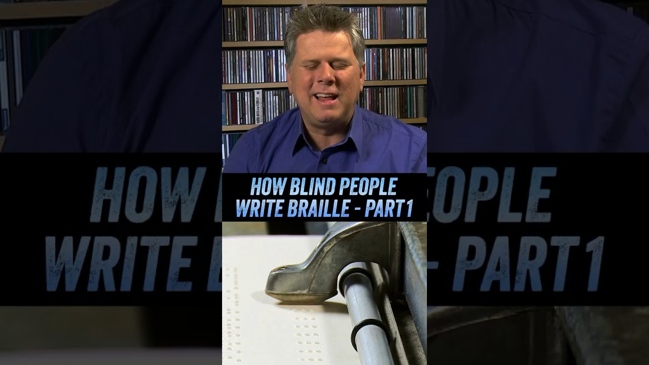 How Blind People Write Braille - Part 1