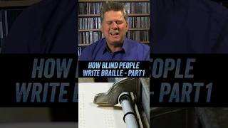 How Blind People Write Braille  Part 1