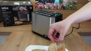PurShine Braun toaster HT 1510 unbox & testing
