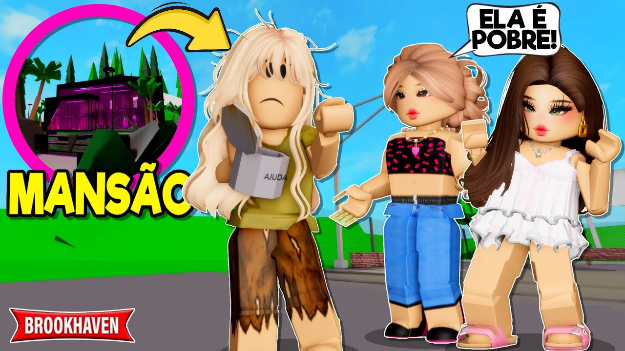 A DONA DA MEGA MANSÃO FINGIU ser POBRE pra TESTAR as AMIGAS INTERESSEIRAS em Brookhaven