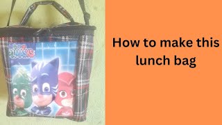 how to make lunch bag with cartoon characters  @ejisbags & craft