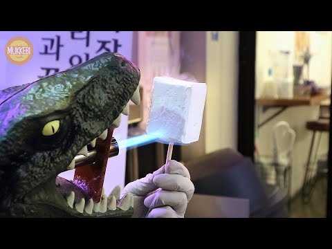 서울 망원시장 │ 마시멜로 아이스크림 │ Grilled Marshmallow Ice Cream │ 한국 길거리 음식 │ Korean Street Food