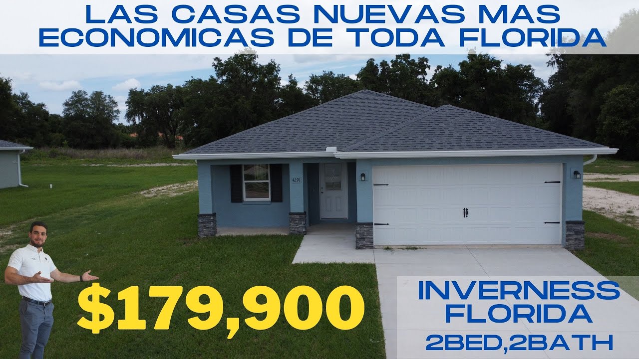 Casas baratas en Florida Inverness. cerca de Ocala Fl, Orlando fl YouTube