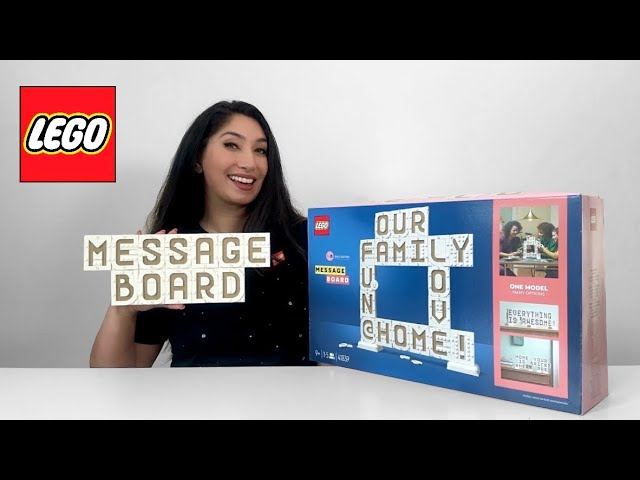 LEGO Message Board 41839 Review - YouTube