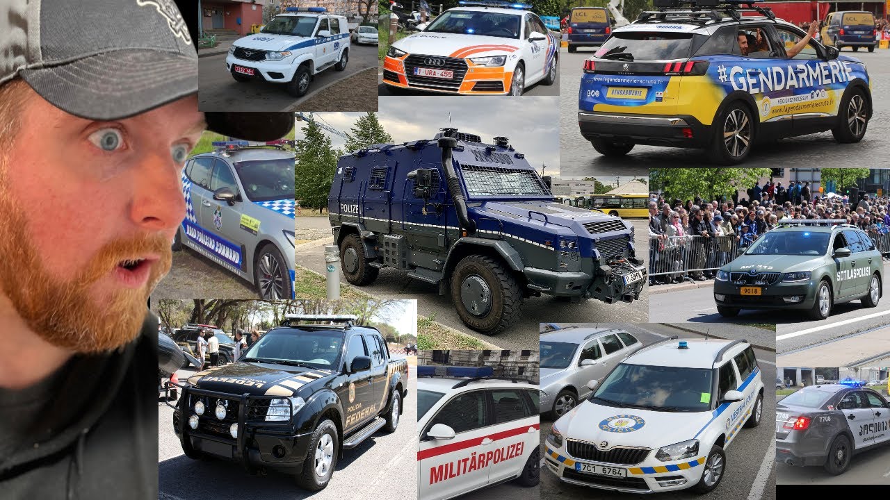 Реакция американцев на полицейские машины из разных стран