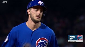 CHC@BOS: Bryant crushes a solo homer to center