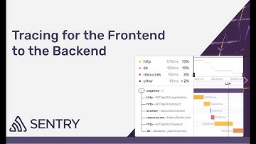 Tracing for the Frontend to the Backend