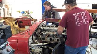 Generations Restorations  66 Jaguar XKE project engine removal