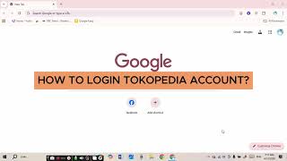 How To Login Tokopedia Account | Sign In To TOKOPEDIA With Your Google Account 2026