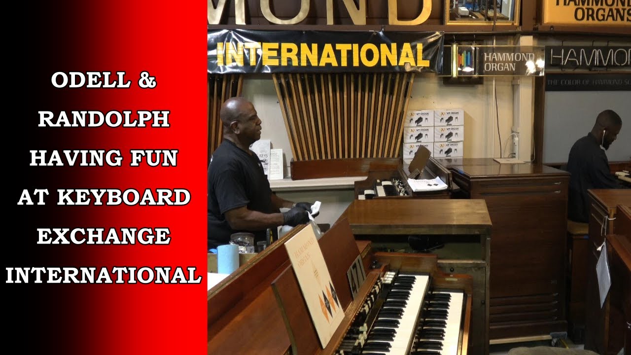 Odell & Randolph having fun at Keyboard Exchange International YouTube