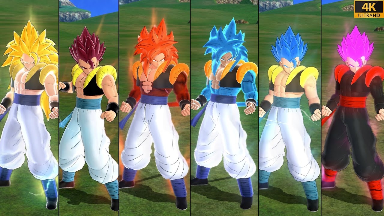 Dragon Ball Raging Blast 2 Mods Gogeta All Transformations 