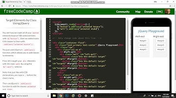 Target Elements by Class Using jQuery free code camp   Dani