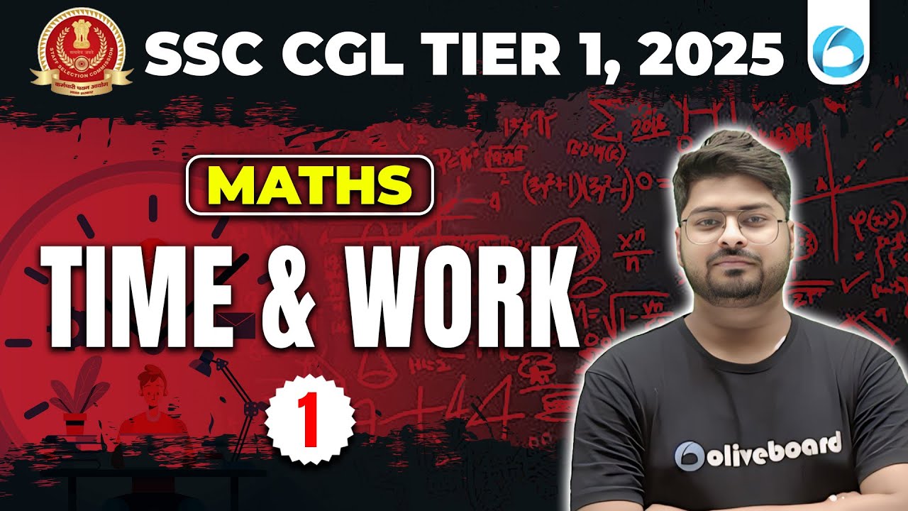 SSC CGL Maths Time & Work Previous Year Questions | SSC CGL Tier 1 ...