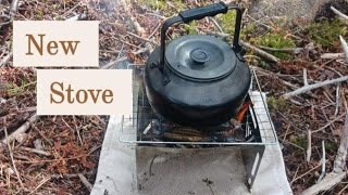 new stove and a coffee