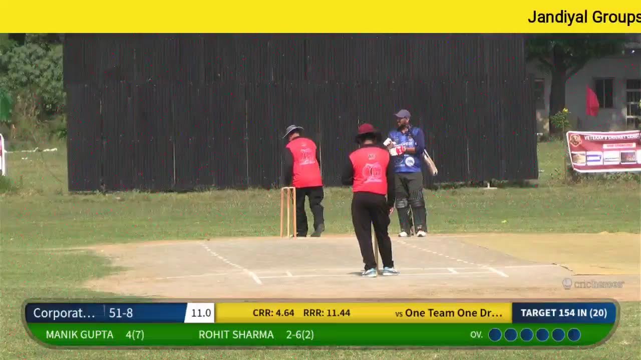 Jandiyal Groups presents Veterans Cricket league edition ist Country cricket stadium Garota jammu