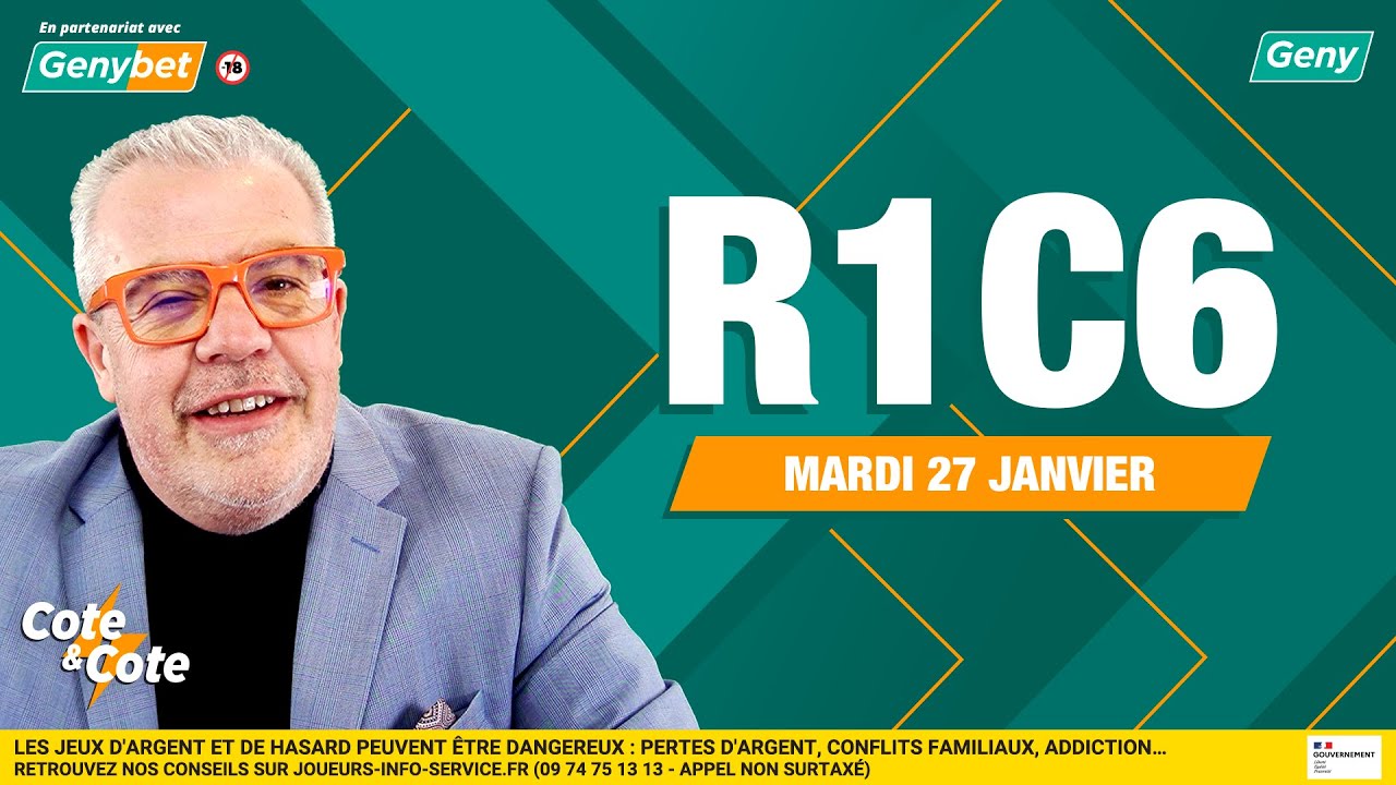 PRONOSTICS COURSES PARIS-VINCENNES (R1-C6) | 27/01/2026 | COTE & COTE GENY COURSES AVEC GENYBET