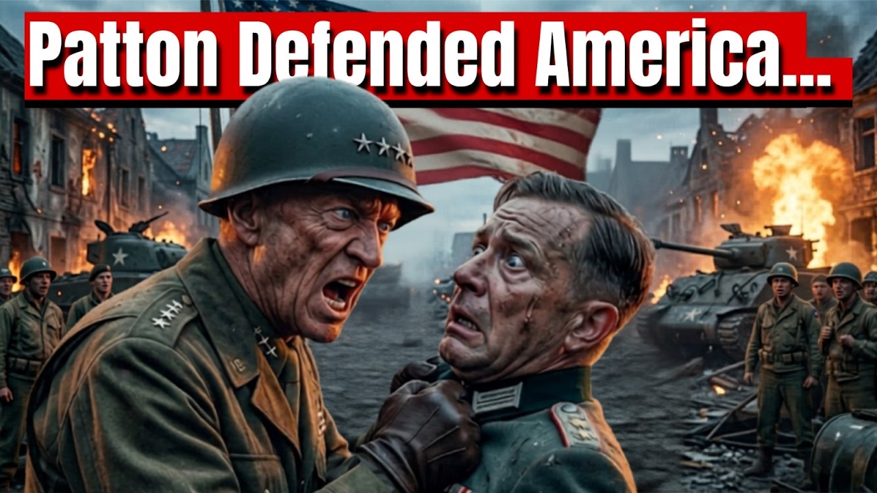 What Patton Did When Germans Mocked the American Flag as "A Symbol of Merchants"