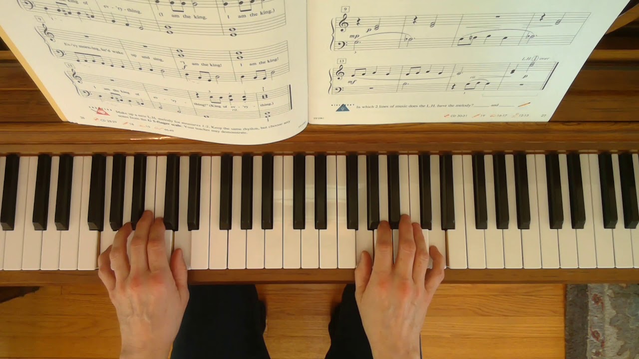 I Am the King - Piano Adventures Level 2A Lesson Book